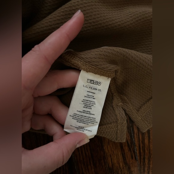 Filson Women’s Waffle Knit Thermal Crewneck - Picture 6 of 11